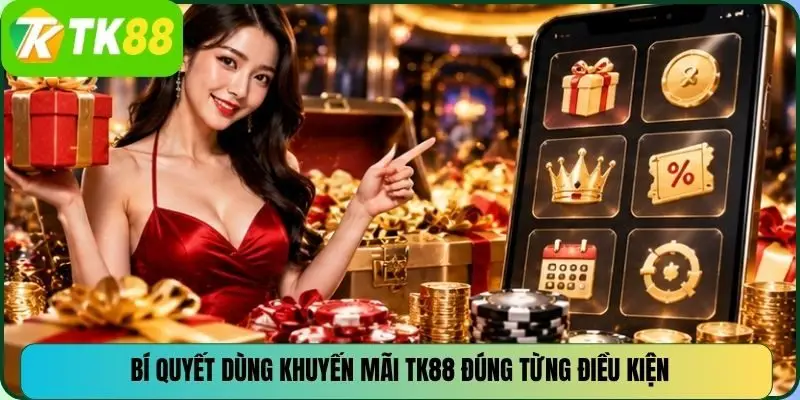 Bí quyết dùng khuyến mãi TK88 đúng từng điều kiện
