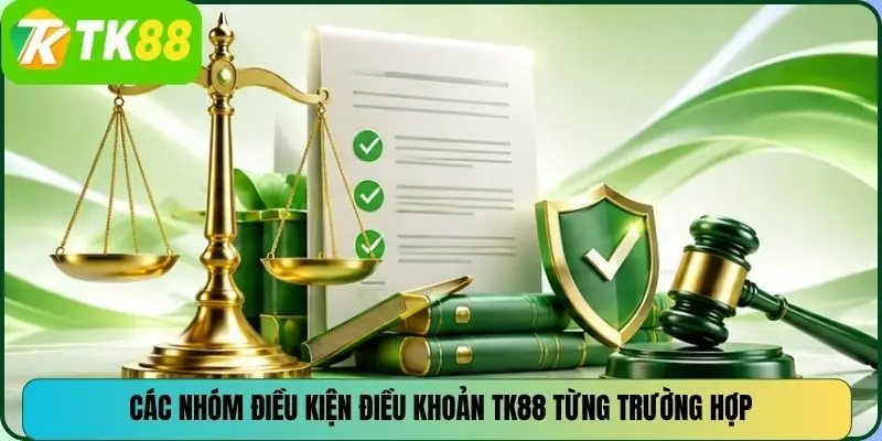 Các nhóm điều kiện điều khoản TK88 từng trường hợp