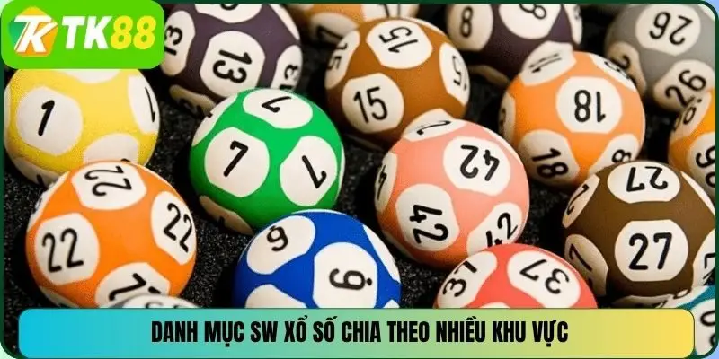 Danh mục SW Xổ Số chia theo nhiều khu vực