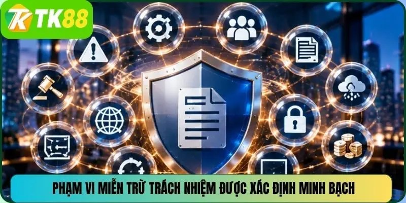 Phạm vi miễn trừ trách nhiệm được xác định minh bạch