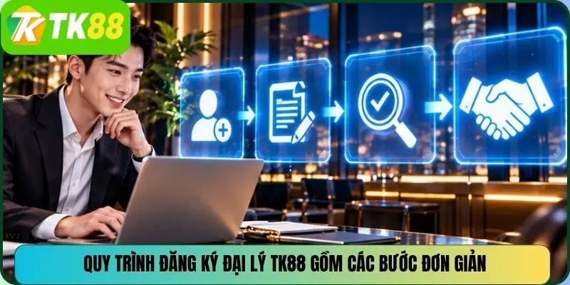 Quy trình đăng ký đại lý TK88 gồm các bước đơn giản